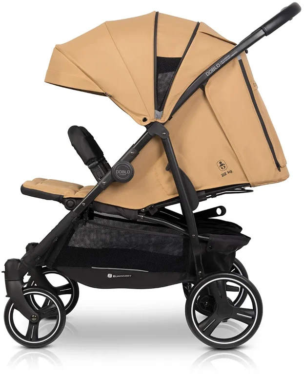 Коляска для двойни Euro-Cart Doblo Camel